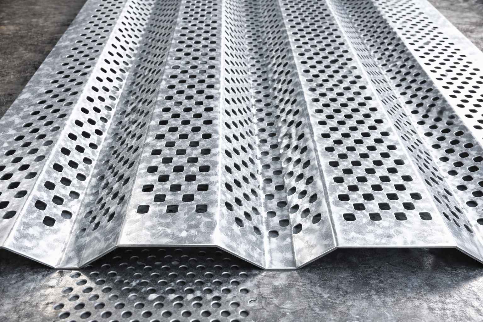 Перфорированный профнастил Т-8 варианты перфорации